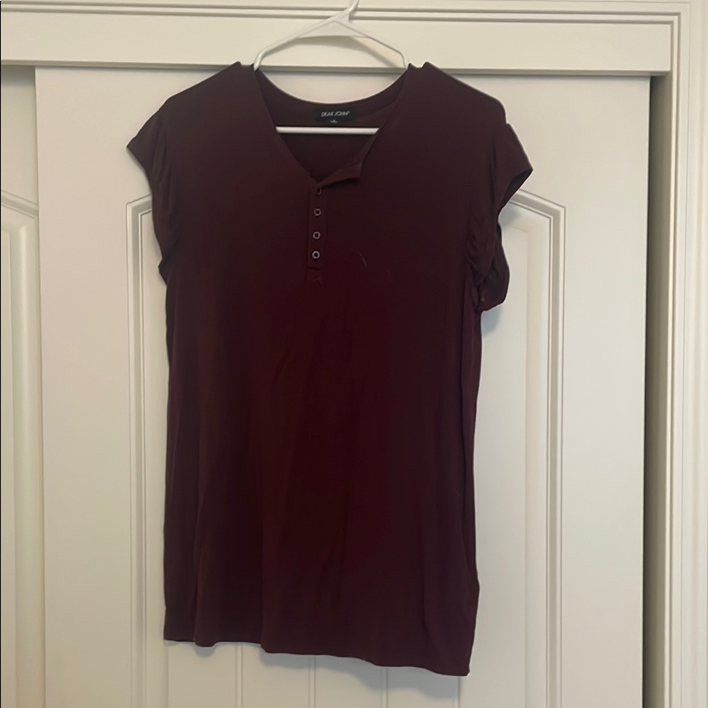 Dear John Burgundy Top